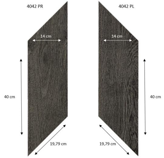 Дизайн-плитка ПВХ Effekta Proffesional 0,45mm Ромбы