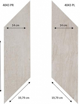 Дизайн-плитка ПВХ Effekta Proffesional 0,45mm Ромбы